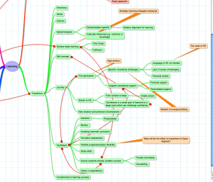 concept map screen shot (section on transitions) 