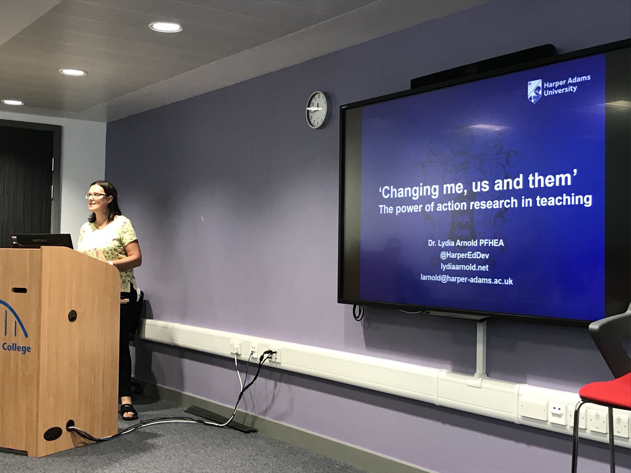 Newcastle college keynote Lydia Arnold