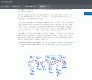 Here's a screenshot from my own portfolio mock up