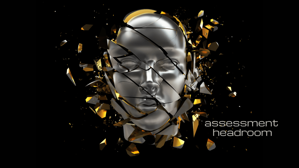 A head made in to a digital image